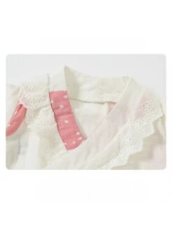 Surplice Neck Short Sleeve Cotton Rompers 11 Surplice Neck Short Sleeve Cotton Rompers -Kids Clothing Shop P 20240625092016902 448