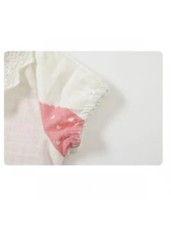 Surplice Neck Short Sleeve Cotton Rompers 12 Surplice Neck Short Sleeve Cotton Rompers -Kids Clothing Shop P 20240625092017186 541