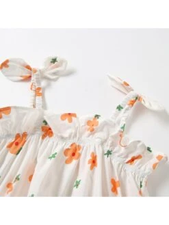 Bow Flower Cotton Rompers -Kids Clothing Shop P 20240625093608849 931