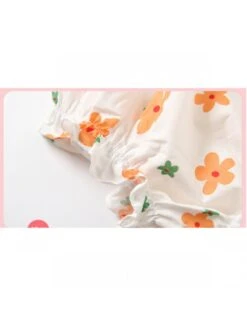 Bow Flower Cotton Rompers -Kids Clothing Shop P 20240625093610471 907