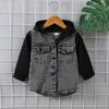 Colorblock Hooded Cotton Boy Coat