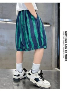 Colorblock Striped Leisure Boy Pants -Kids Clothing Shop P 20240625094806667 817