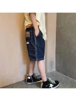 Cartoon Pattern Irregular Mid-rise Boy Pants 6 Cartoon Pattern Irregular Mid-rise Boy Pants -Kids Clothing Shop P 20240625101603140 711