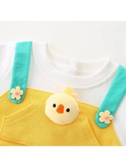 Colorblock Crewneck Cotton Rompers -Kids Clothing Shop P 20240625105207828 350