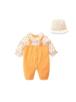 Hooded Cotton Single Breasted Sleepsuits 12 Hooded Cotton Single Breasted Sleepsuits -Kids Clothing Shop P 20240625110025420 386