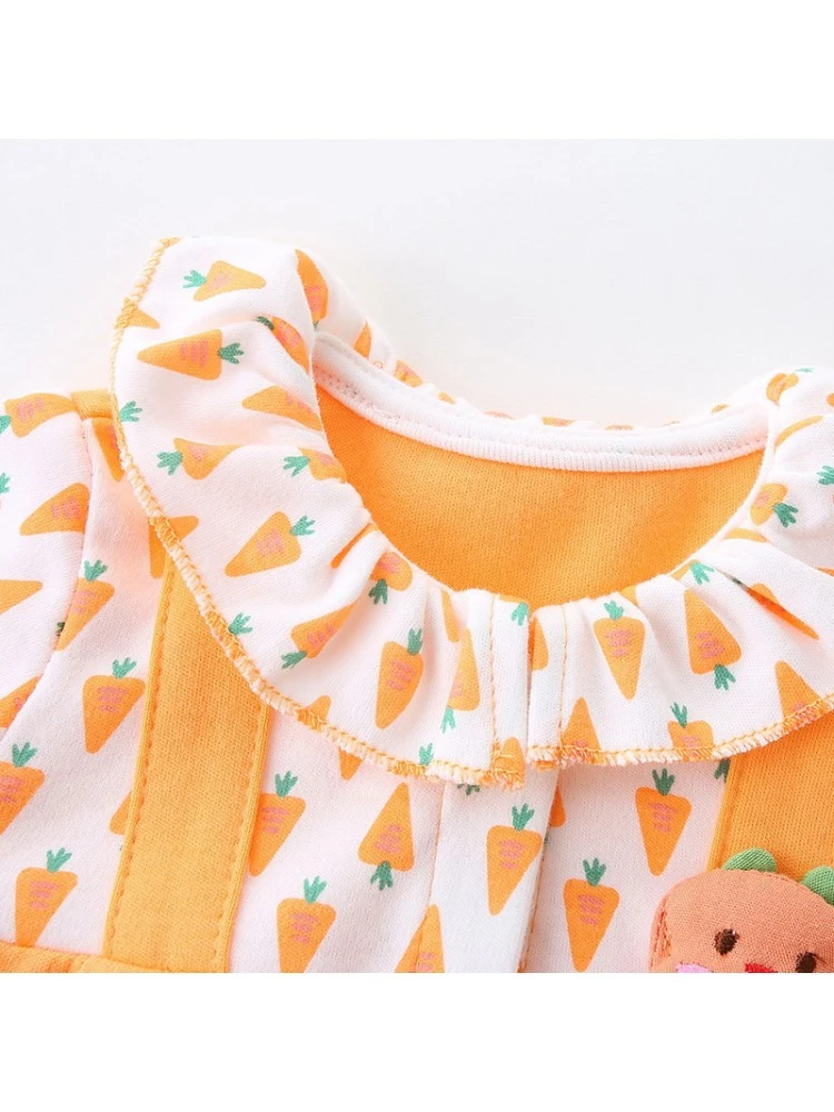 Hooded Cotton Single Breasted Sleepsuits 6 Hooded Cotton Single Breasted Sleepsuits - Image 6