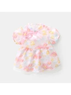 Bow Crewneck Cotton Rompers -Kids Clothing Shop P 20240625111221332 687