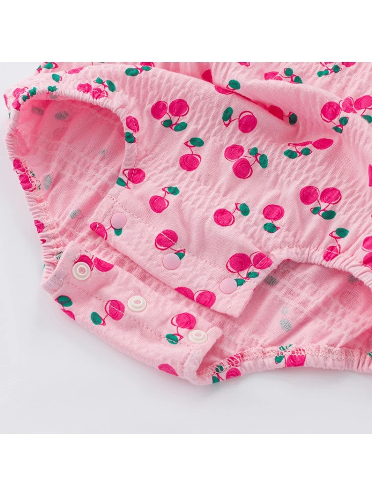 Bow Flower Crewneck Rompers 7 Bow Flower Crewneck Rompers - Image 7