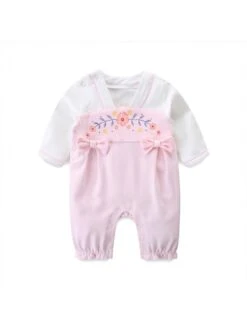 Bow Colorblock Cozy Sleepsuits -Kids Clothing Shop P 20240625115606872 452
