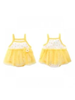 Bow Cotton Slip Dress Rompers -Kids Clothing Shop P 20240625143621708 422