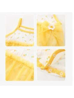 Bow Cotton Slip Dress Rompers -Kids Clothing Shop P 20240625143621972 692