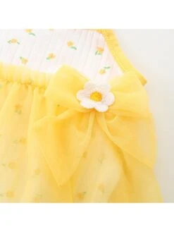 Bow Cotton Slip Dress Rompers -Kids Clothing Shop P 20240625143622877 922