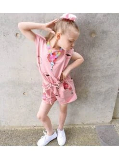 Pattern Lips Drawstring Girl Jumpsuits 6 Pattern Lips Drawstring Girl Jumpsuits -Kids Clothing Shop P 20240625154812098 102
