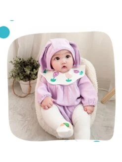 Hooded Cotton Buckle Rompers -Kids Clothing Shop P 20240625155217516 918